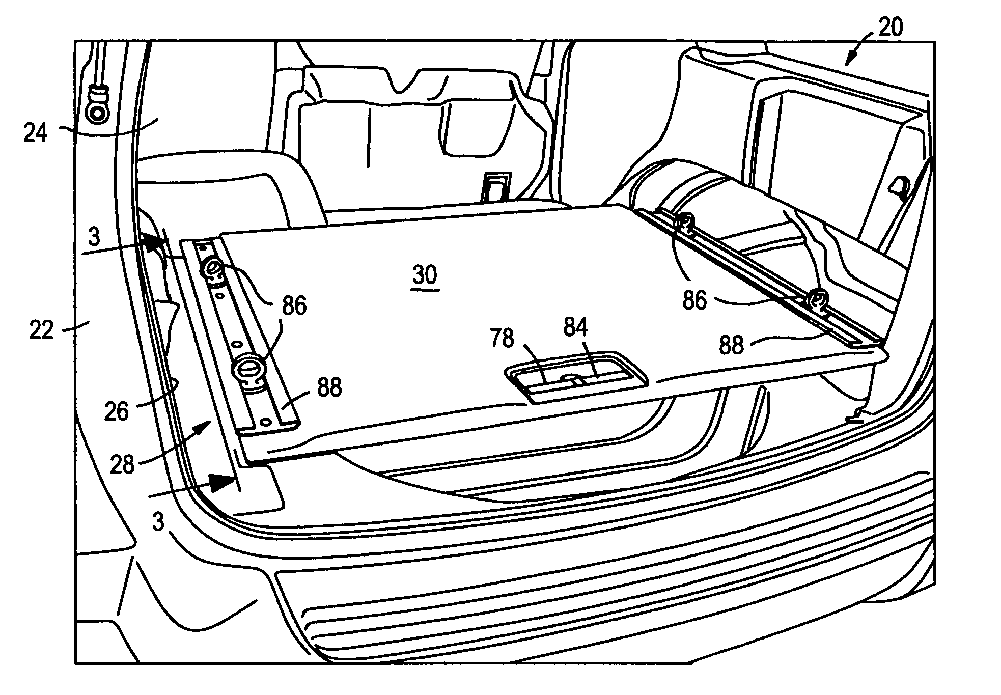 Slide out cargo floor