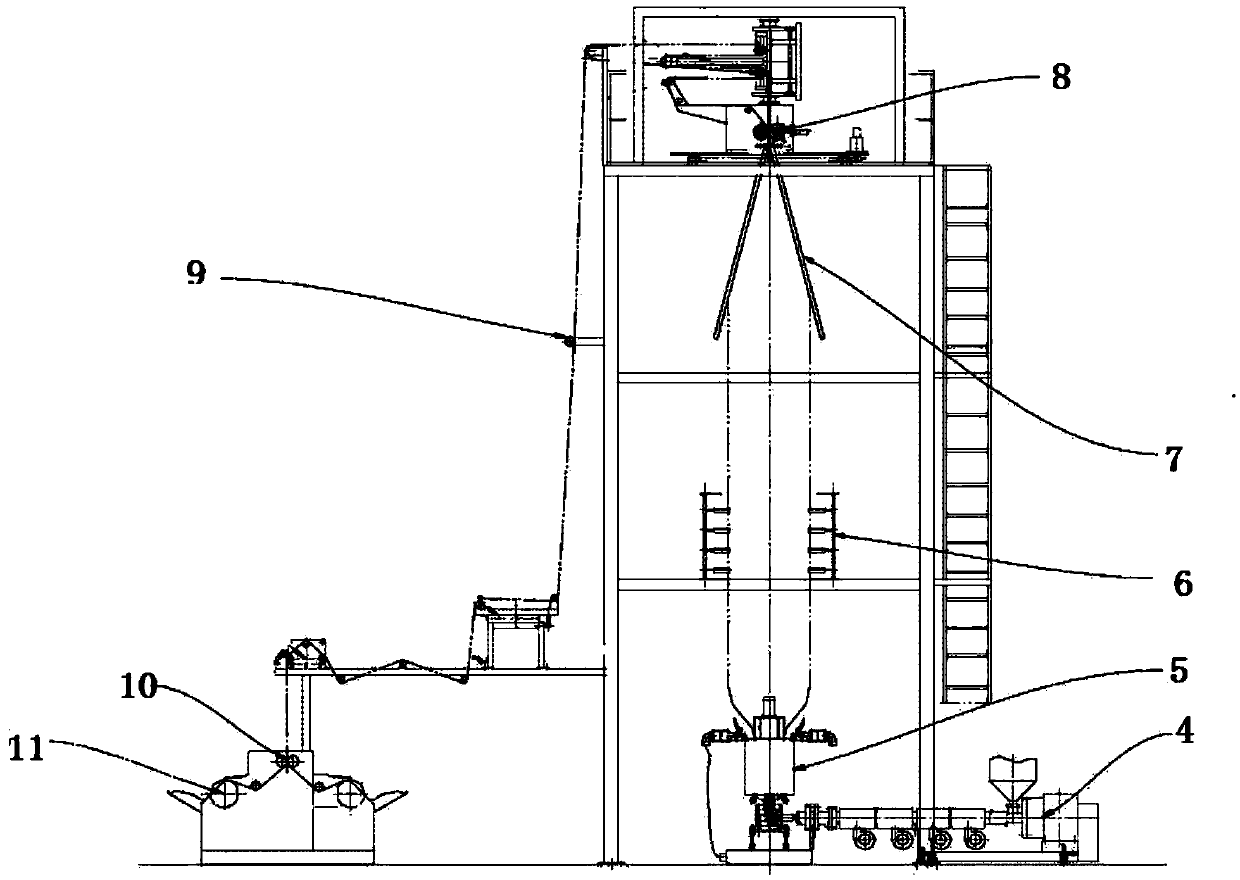 High-viscosity self-adhesive protection film and preparation method thereof