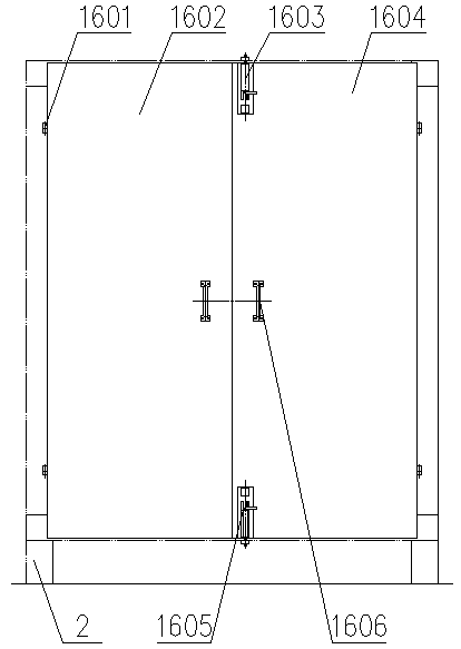 Overturning machine for cleaning castings and detecting conveying line