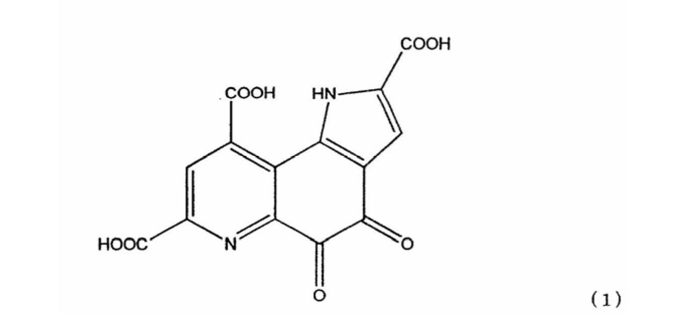 Pyrroloquinoline quinone in free form