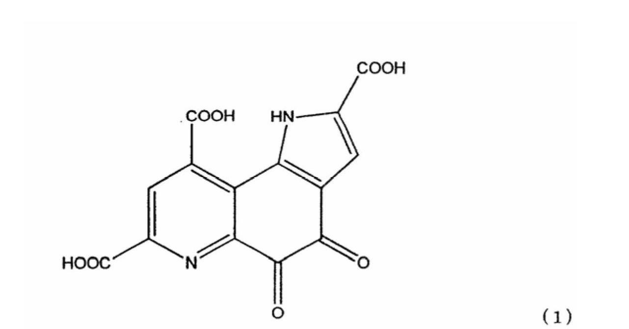 Pyrroloquinoline quinone in free form