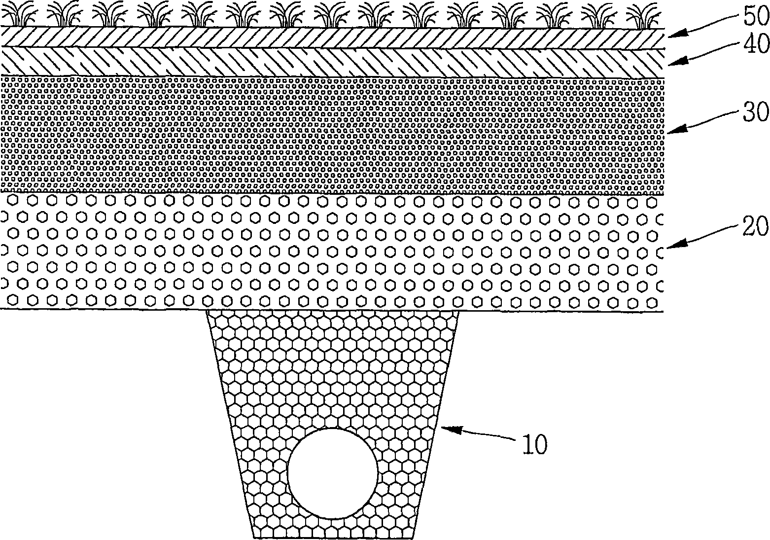 Surface structure for athletic fields