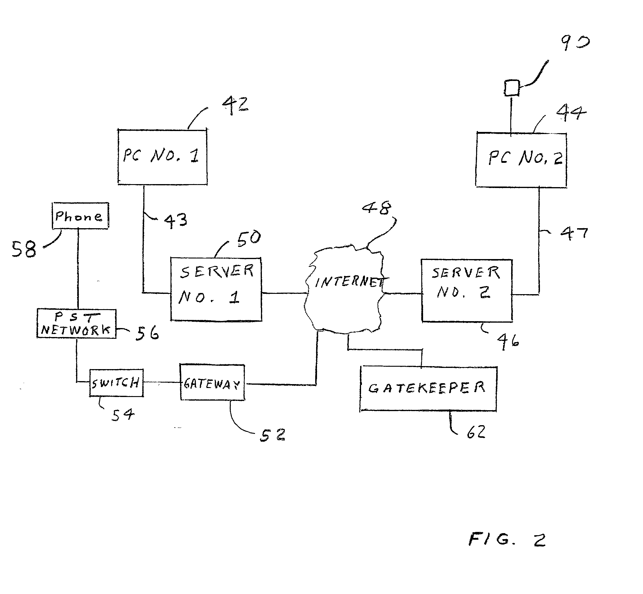 System for enhancing internet telephony