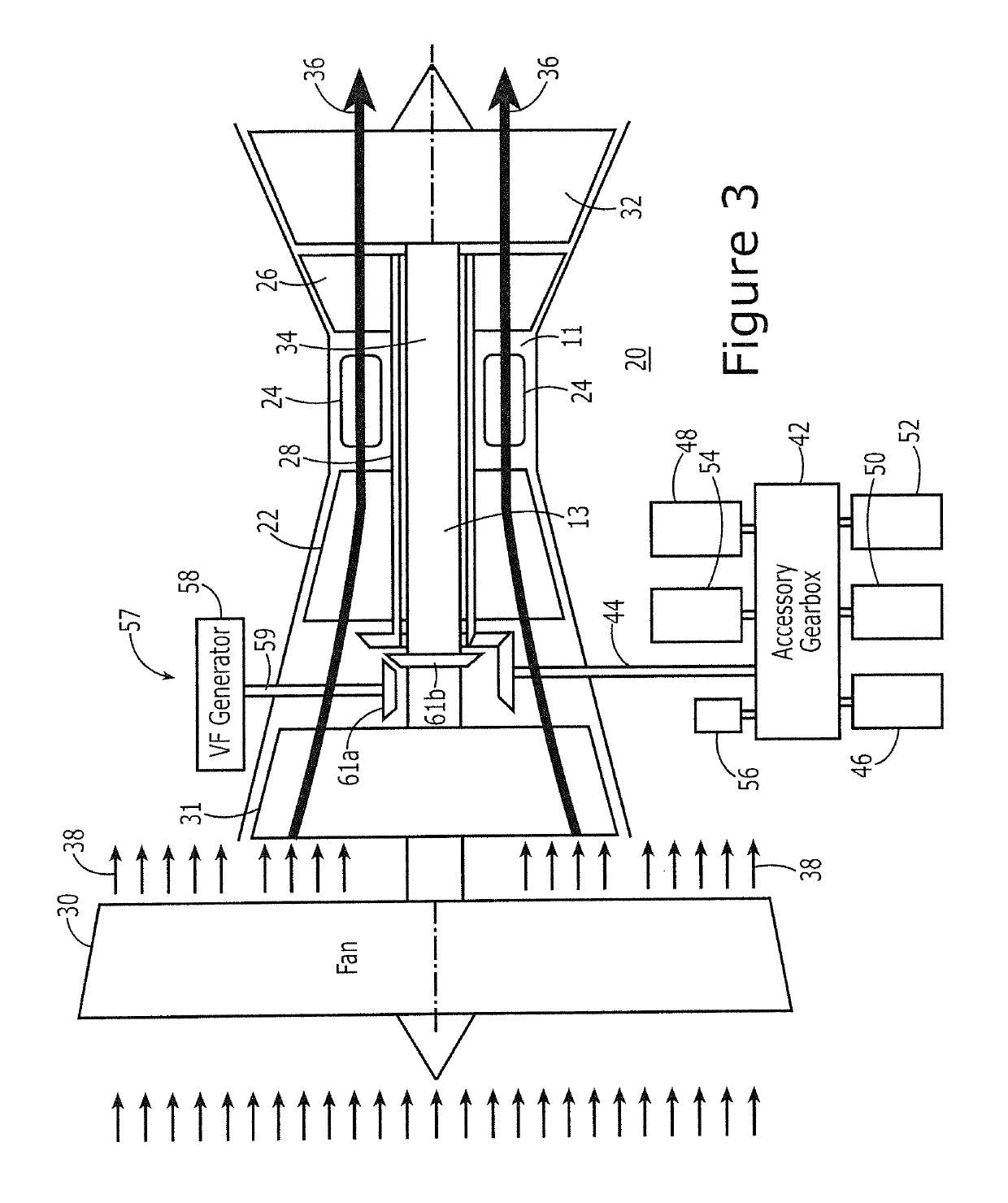 Aircraft and associated method for providing electrical energy to an anti-icing system