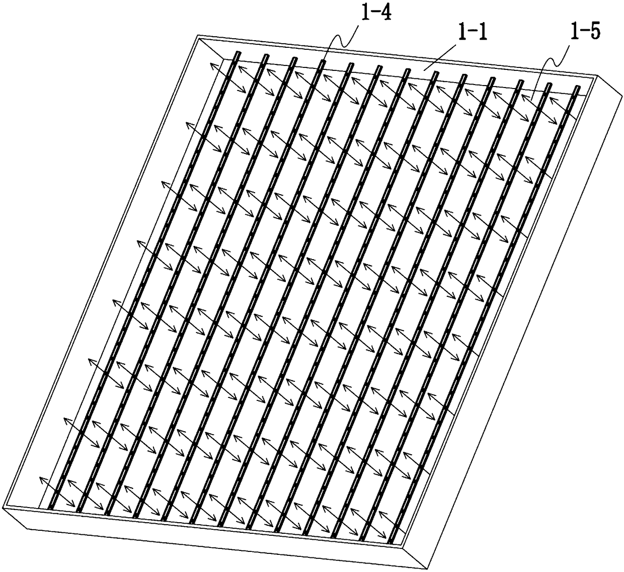 Light distribution method for advertising lamp box and advertising lamp box