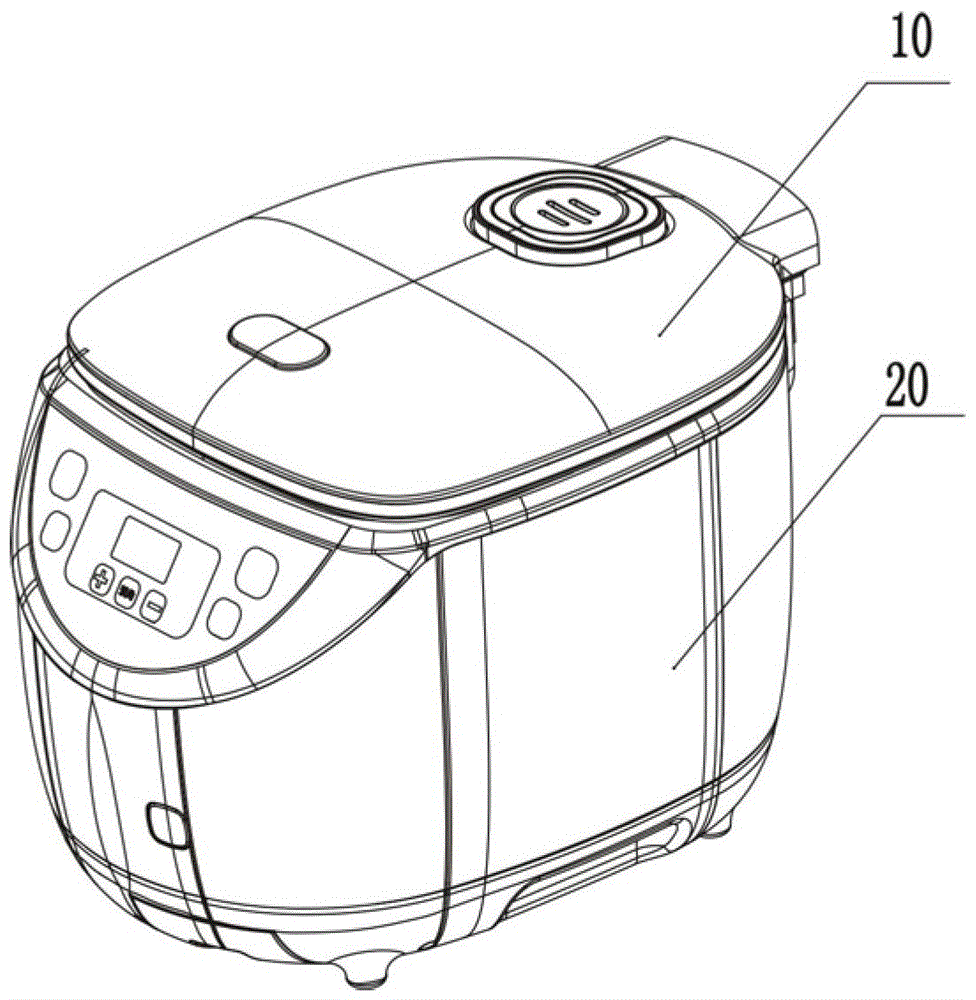 A fully automatic household steamed bread machine