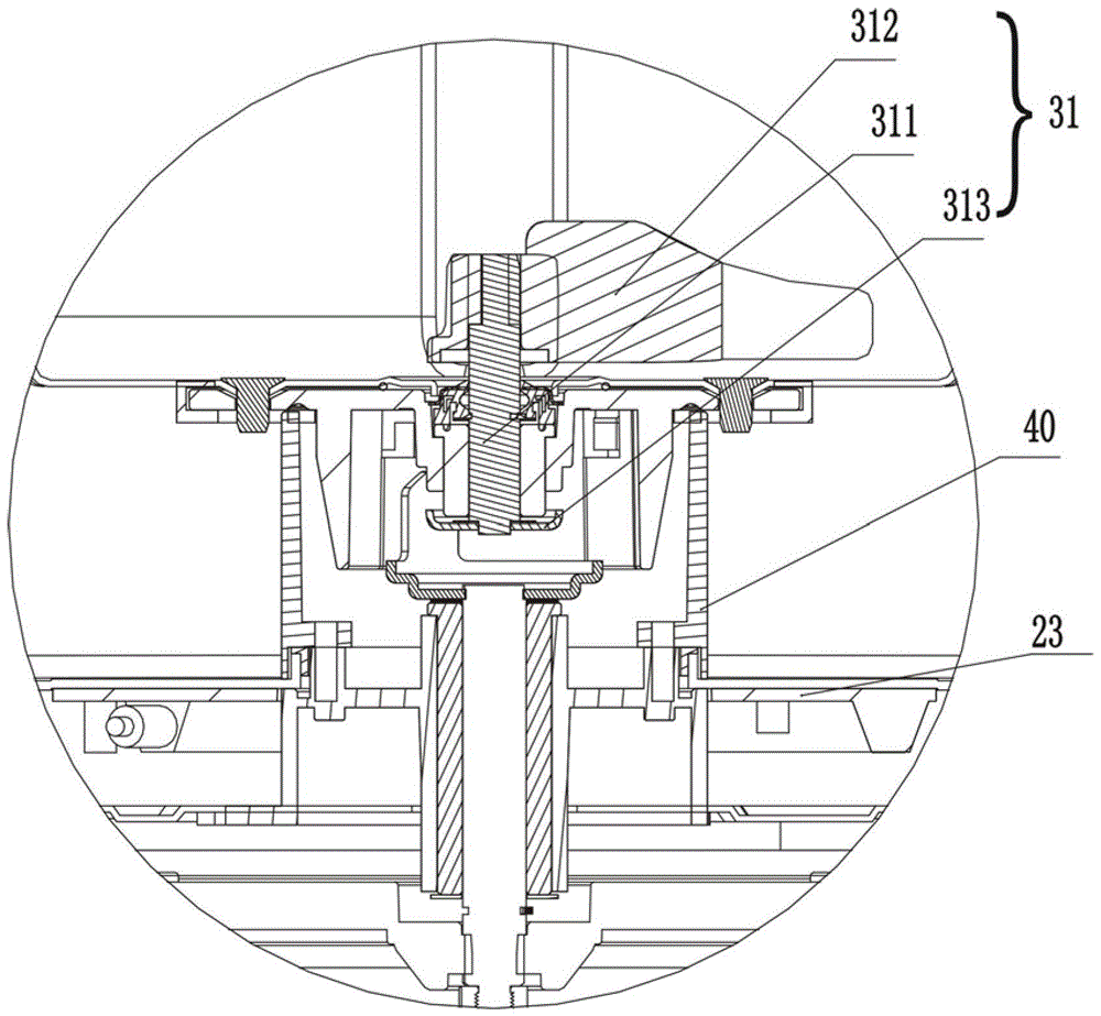 A fully automatic household steamed bread machine