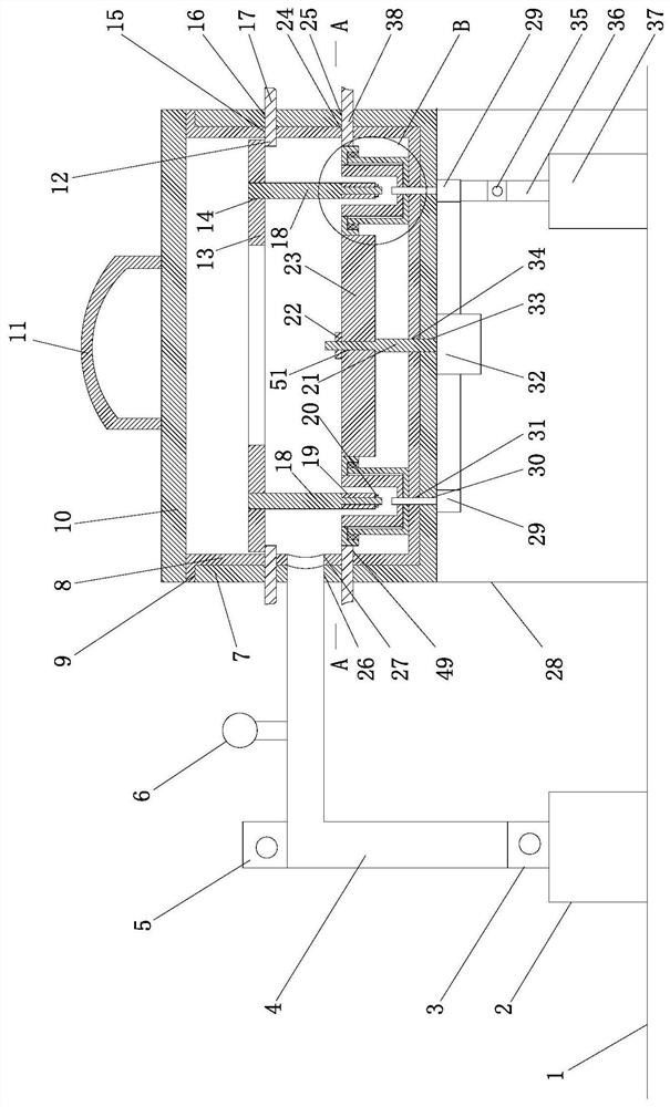 Controllable surface nitriding device and using method thereof