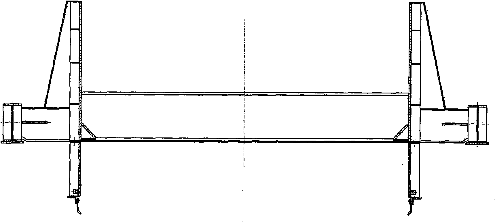 A method for widening trolley sideboard of sintering ring cooler