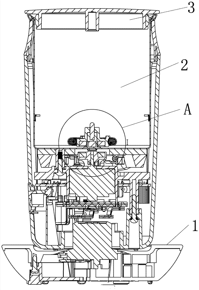 Improved structure of milk foaming machine