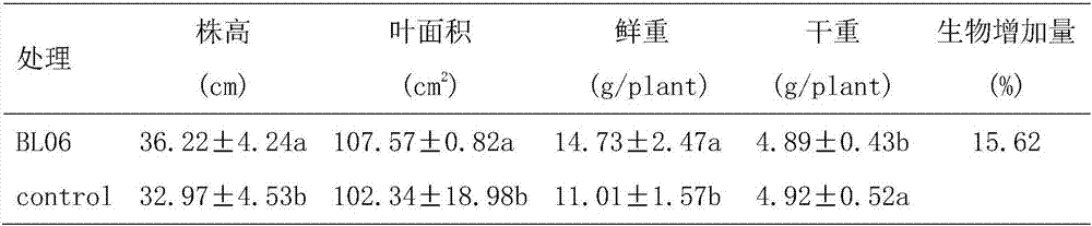 Bacillus licheniformis strain BL06 and application thereof