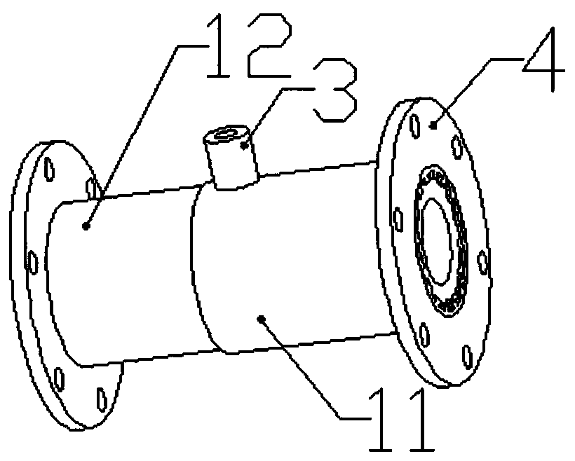 Internal combustion engine thermal exhaust treatment device