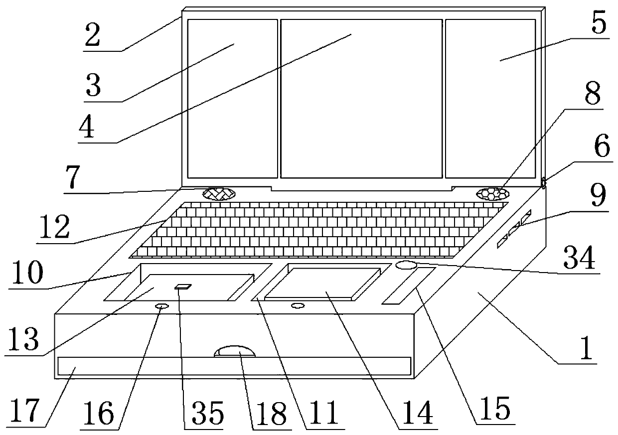 Optical fiber simulation experiment data analysis device