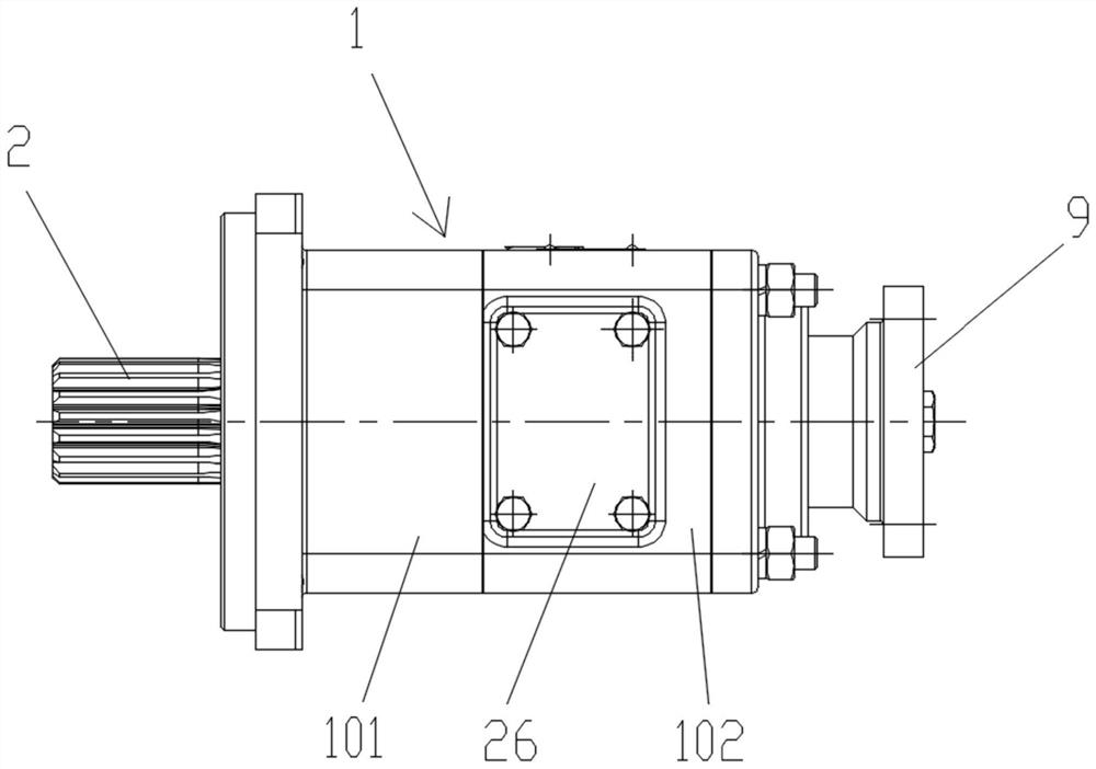 Power takeoff assembly and application