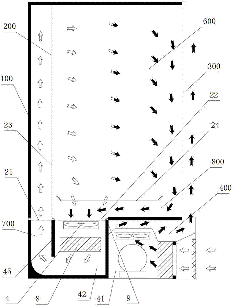 Refrigerator with independent refrigeration and usage method and manufacture method thereof