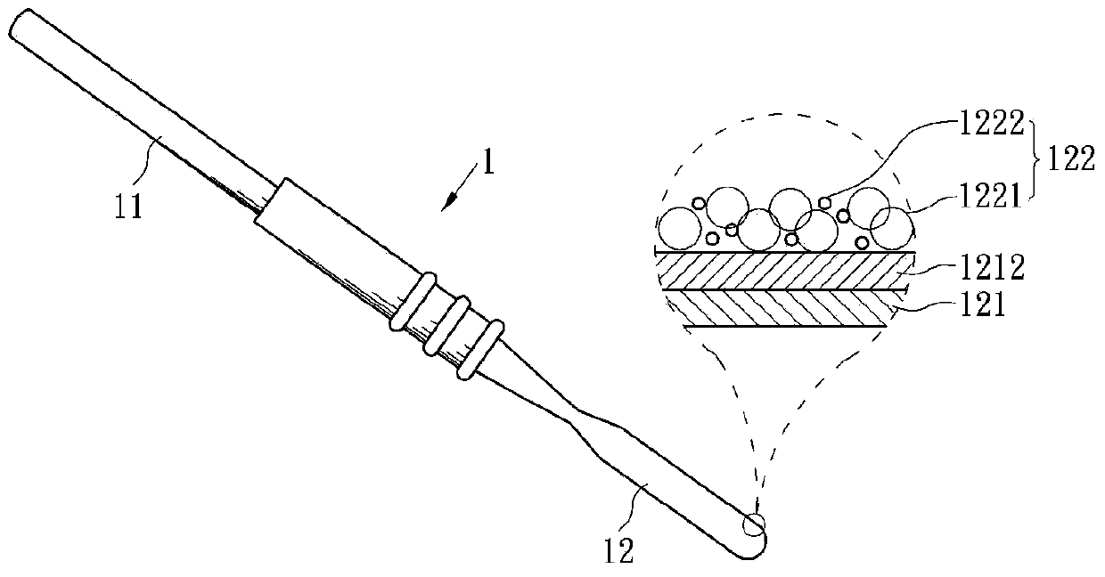 Hydrophobicity conductive tool coated with chromium carbide base metal ceramic electroplated layer and method for manufacturing same