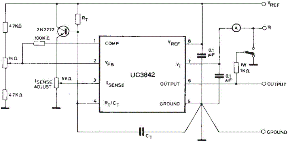 Voltage transformation circuit control system and method based on automatic optimizing model-free controller