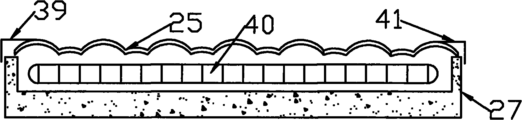 Flat plate-type solar balcony bathroom