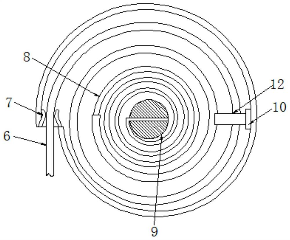 A crane for small heavy objects that prevents the sling from shaking and stalls and self-locks when winding up