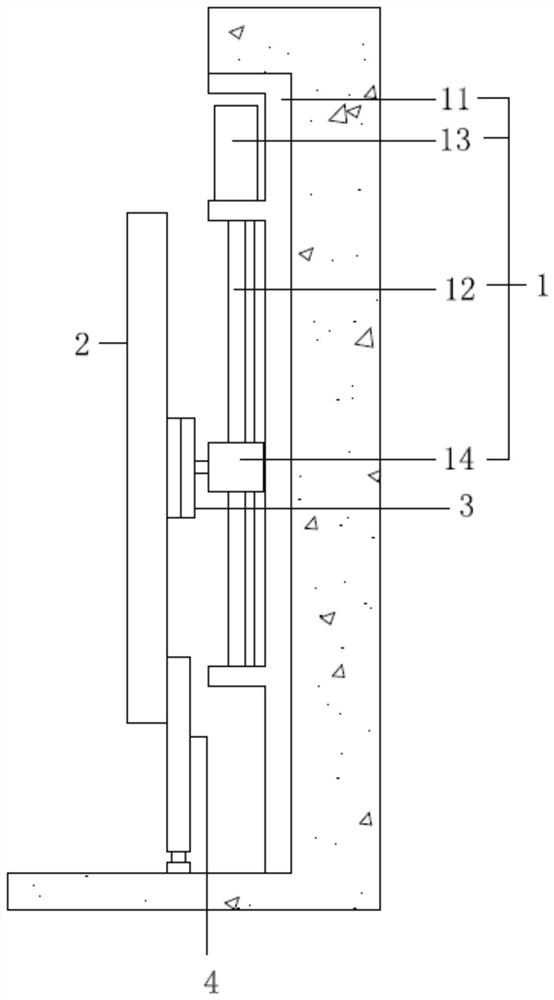 Position-adjustable assembly type dressing mirror device