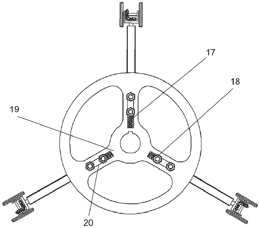 Device and method for detecting residual stress on inner wall of turning pipeline based on magnetoelastic effect