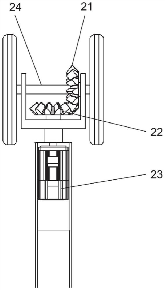 Device and method for detecting residual stress on inner wall of turning pipeline based on magnetoelastic effect