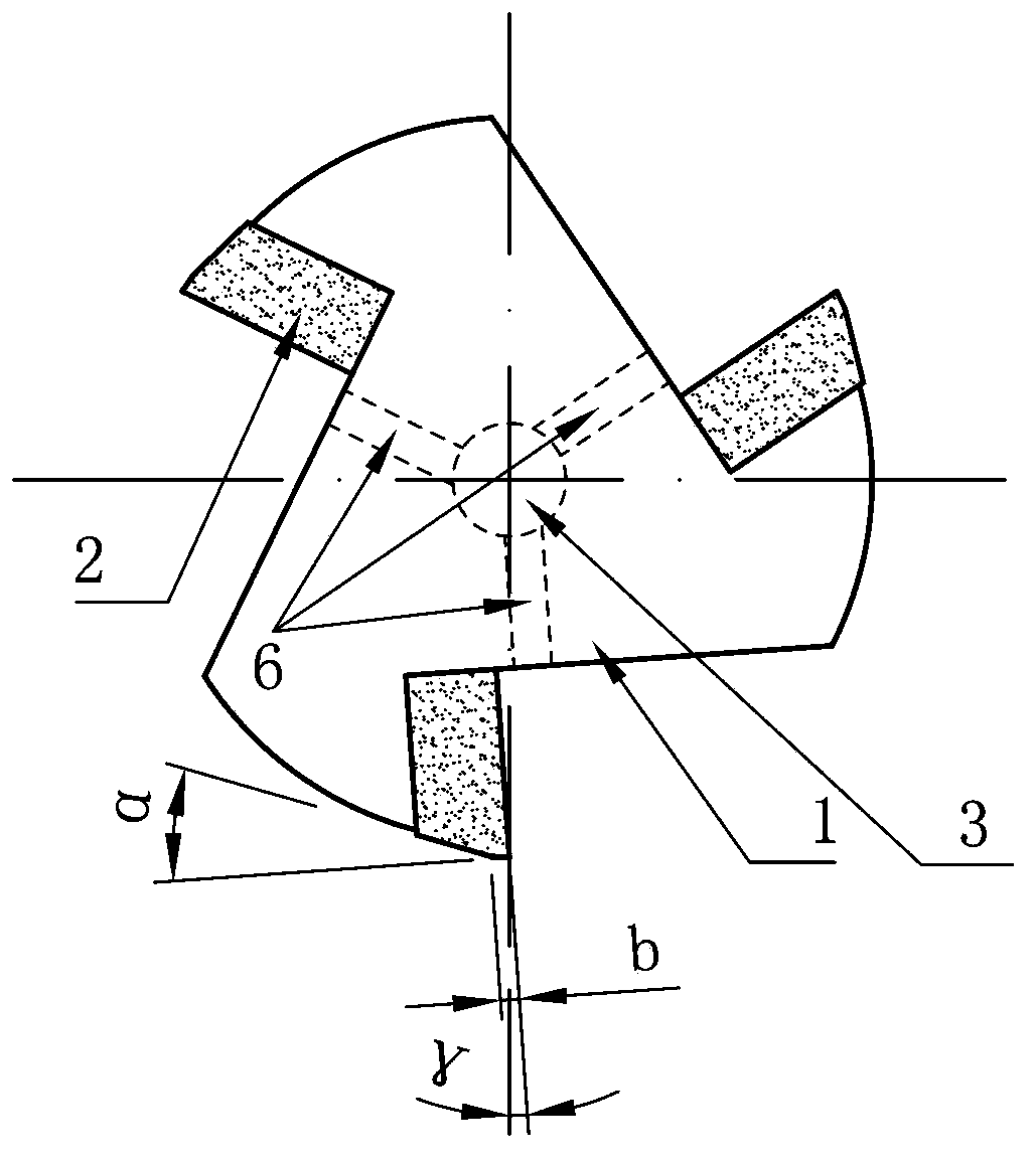 Polycrystalline diamond milling cutter