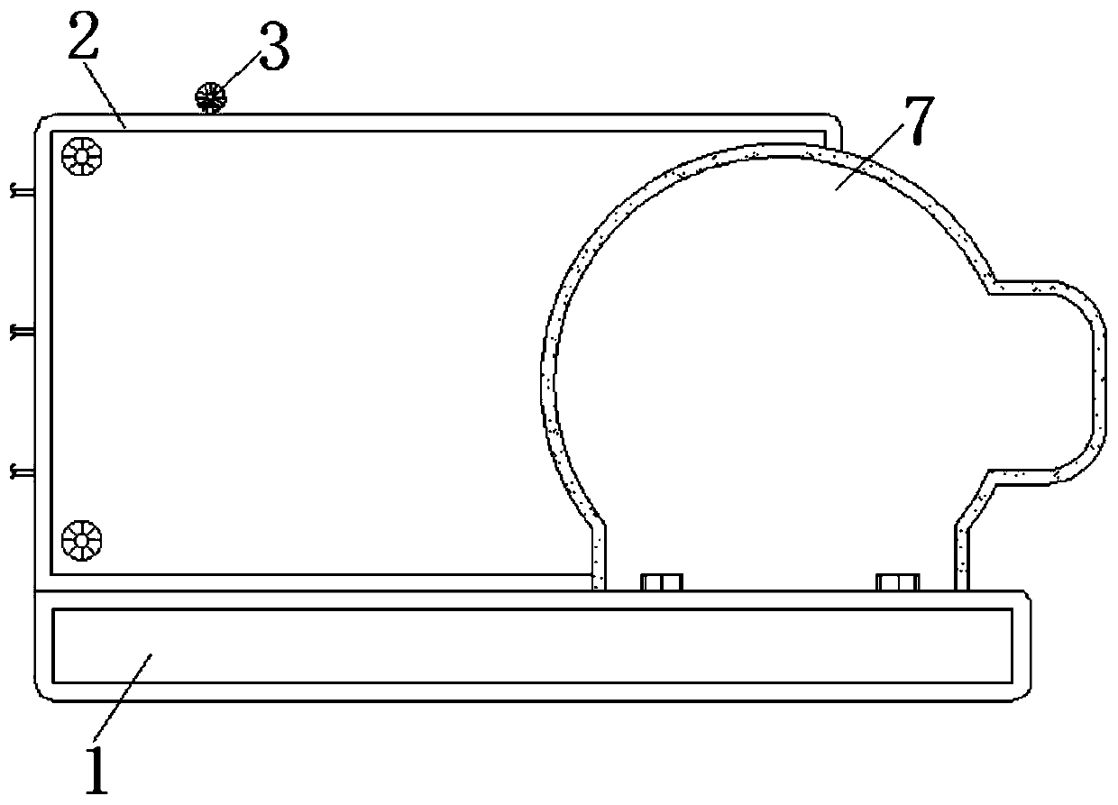 Vamp cloth rolling device of anti-deviation structure for production of cotton shoes