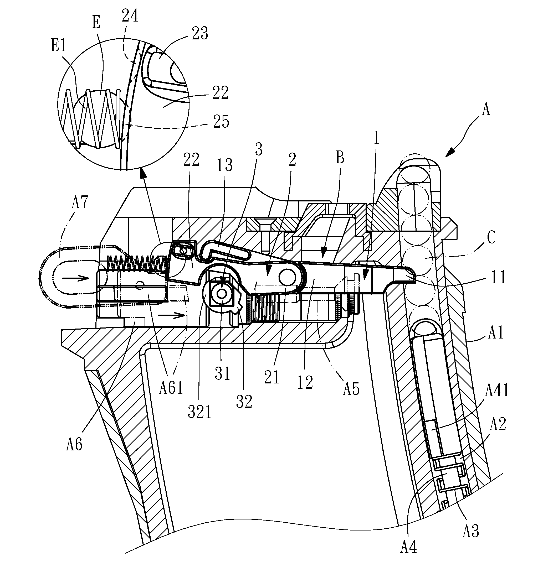 Cartridge box of pneumatic toy gun