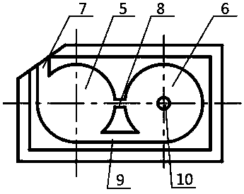 Flow bending type control valve and well system