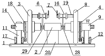 Winding device for cable protective sleeve