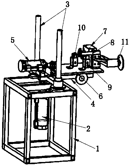 Automatic grinding mechanism for automobile body