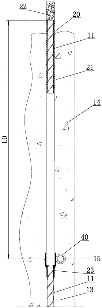 A structure and method for overall removal of a pile head of a pile foundation