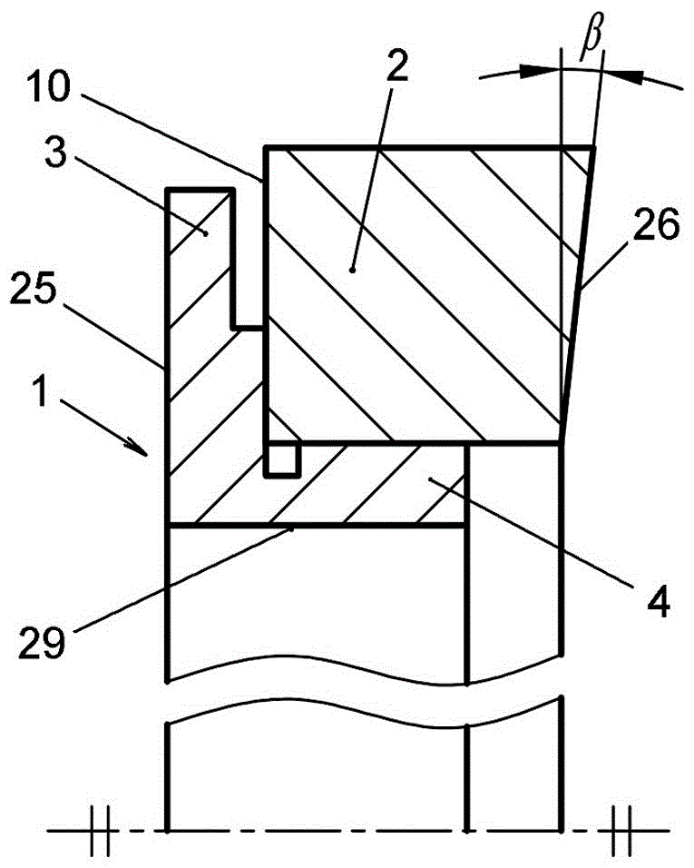 Heat cover type grinding device for machining sealing ring with regularly conical surface