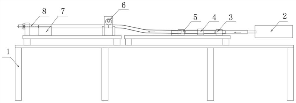 Extrusion molding equipment and process of square tube for rear fork