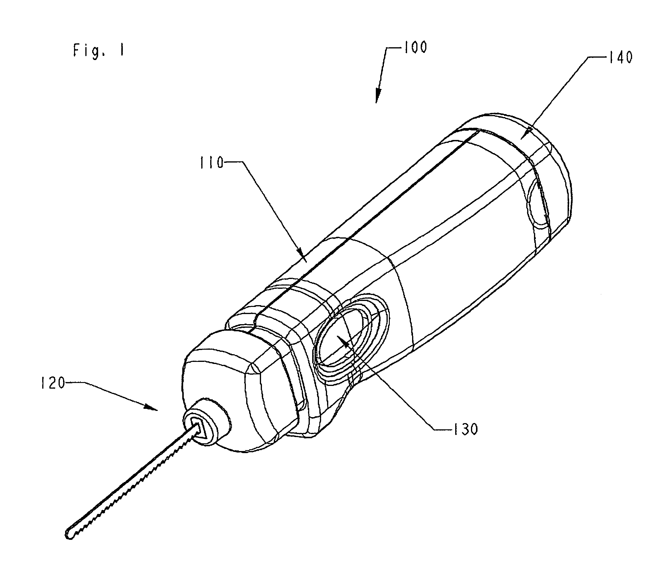 Electric knife adapted for safely carving pumpkins and other fruits and vegetables