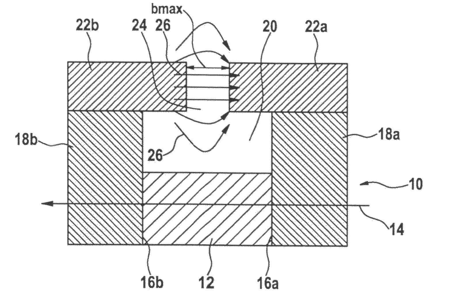 Magnetic yoke, micromechanical component, and method for the manufacture thereof