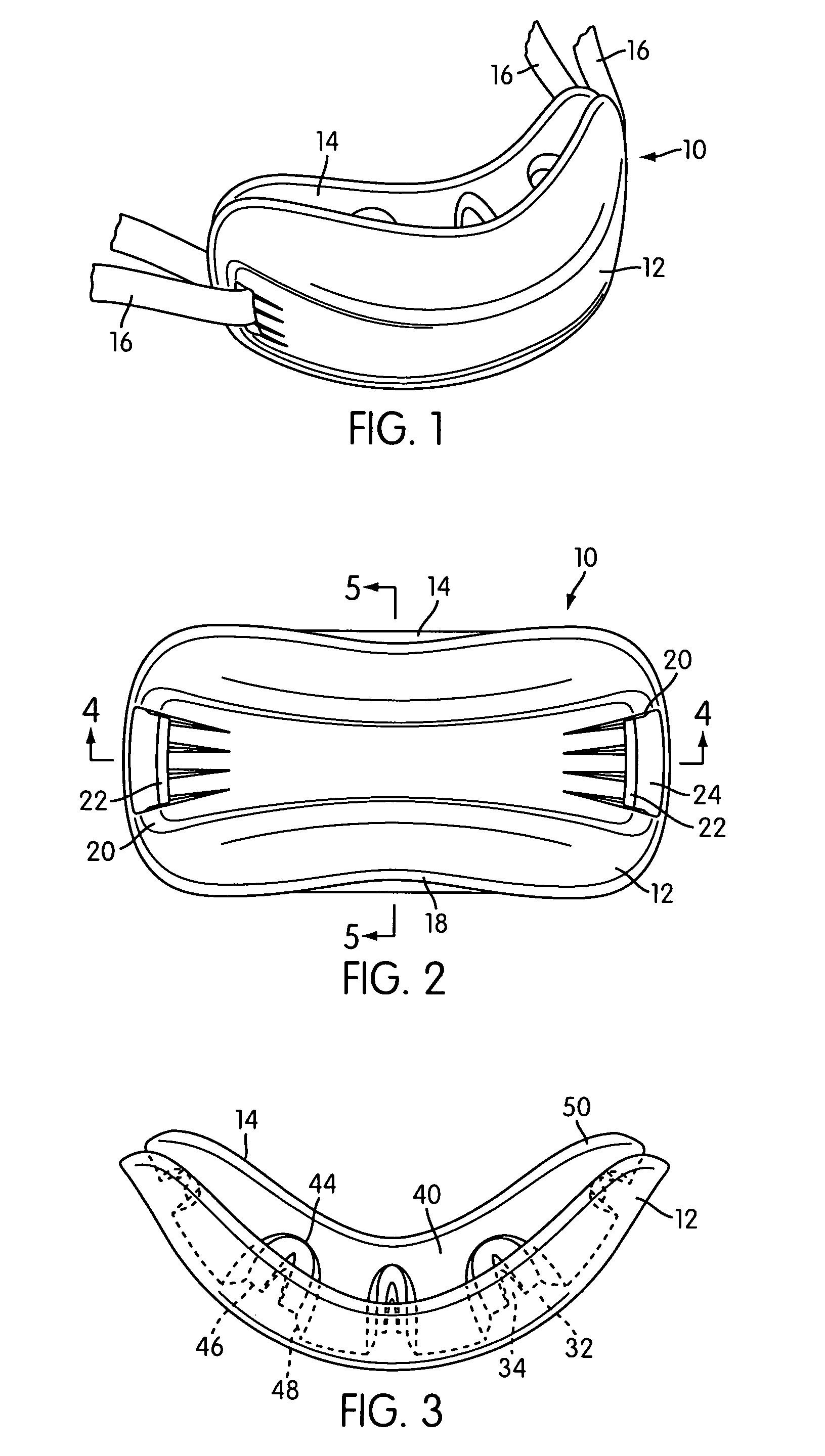 Impact attenuating chin protector