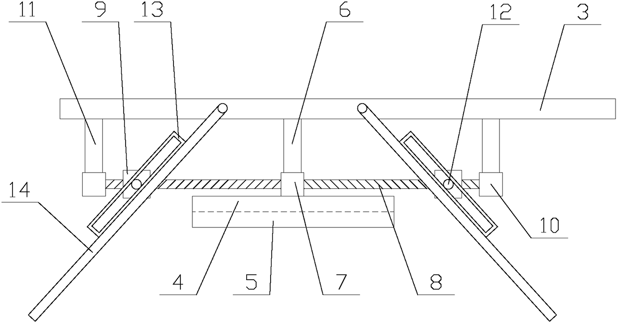 Adjustable solar street lamp applicable to country road