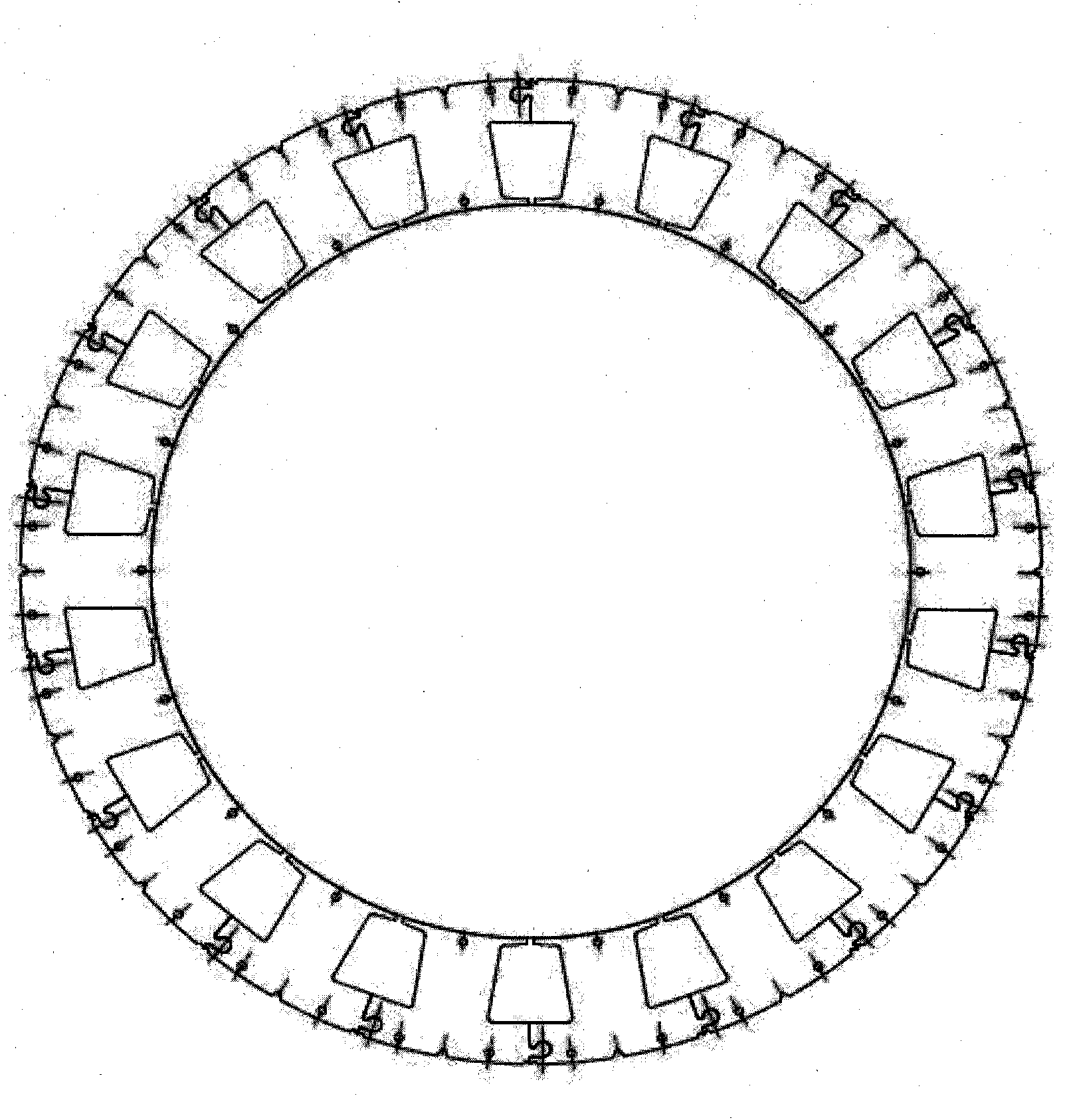 Automobile AC (Alternating Current) generator, wire embedding system and wire embedding method thereof