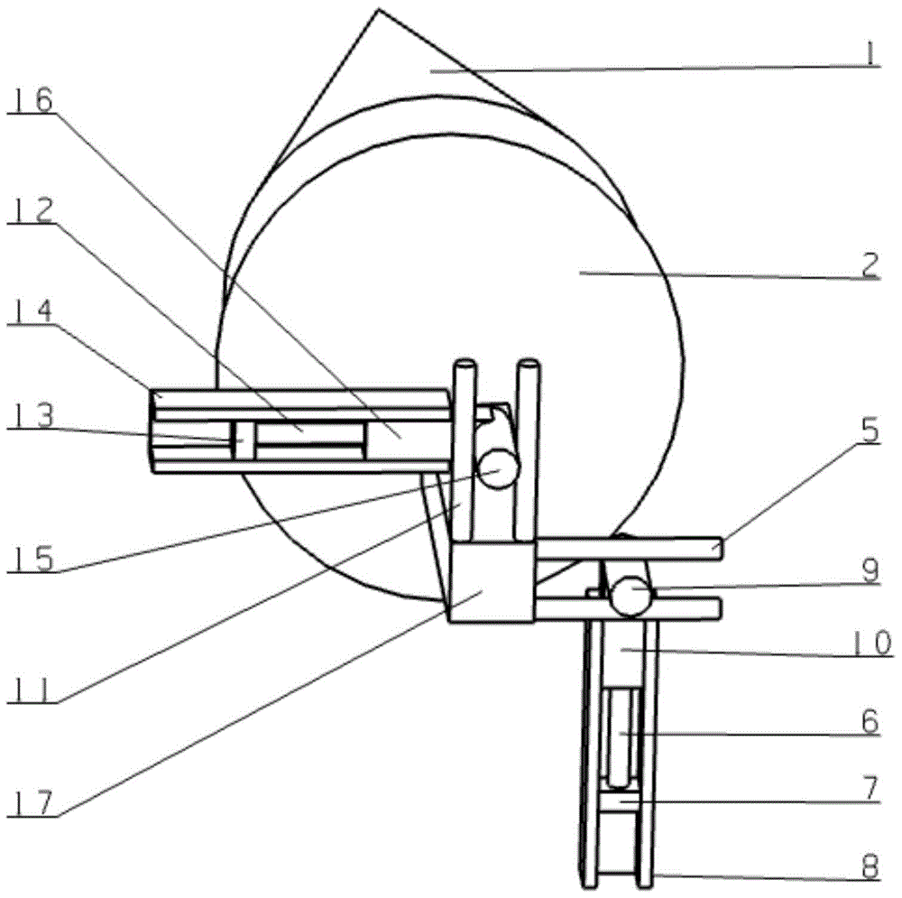 a deflected warhead