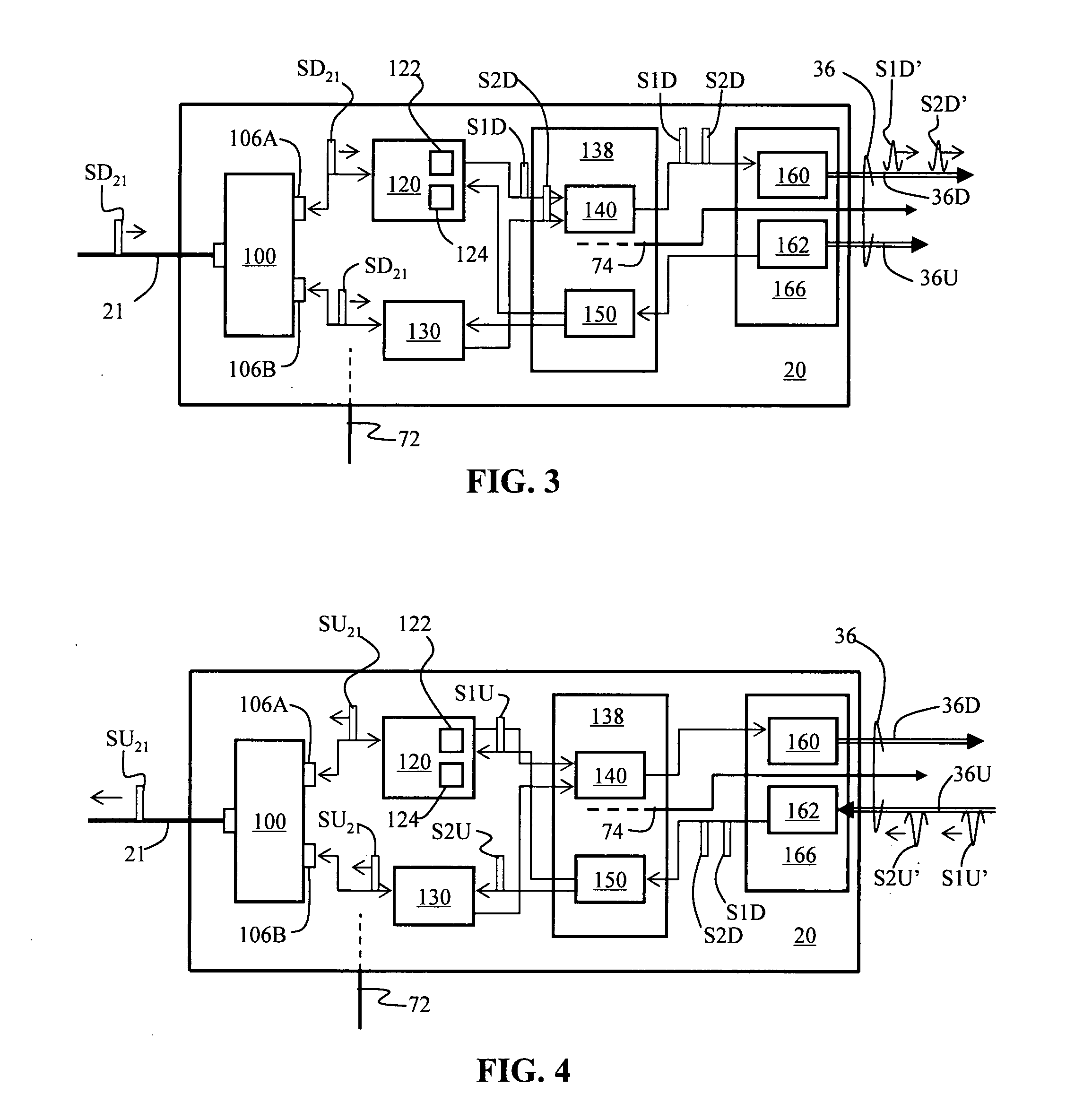 Hybrid wireless/wired RoF  transponder and hybrid RoF communication system using same