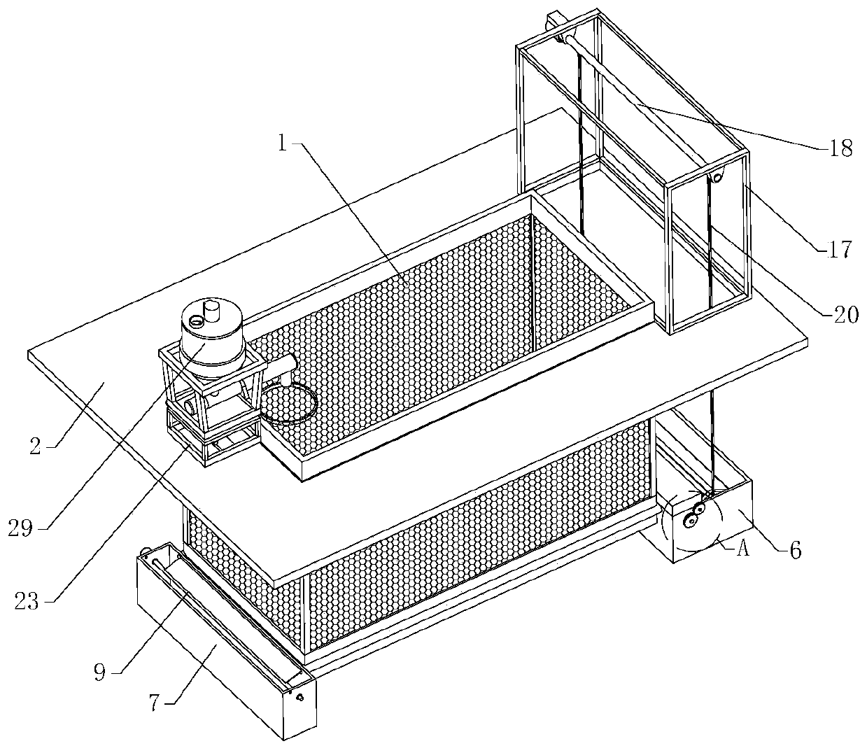 Feeding and fecal collection system for fish cage culture