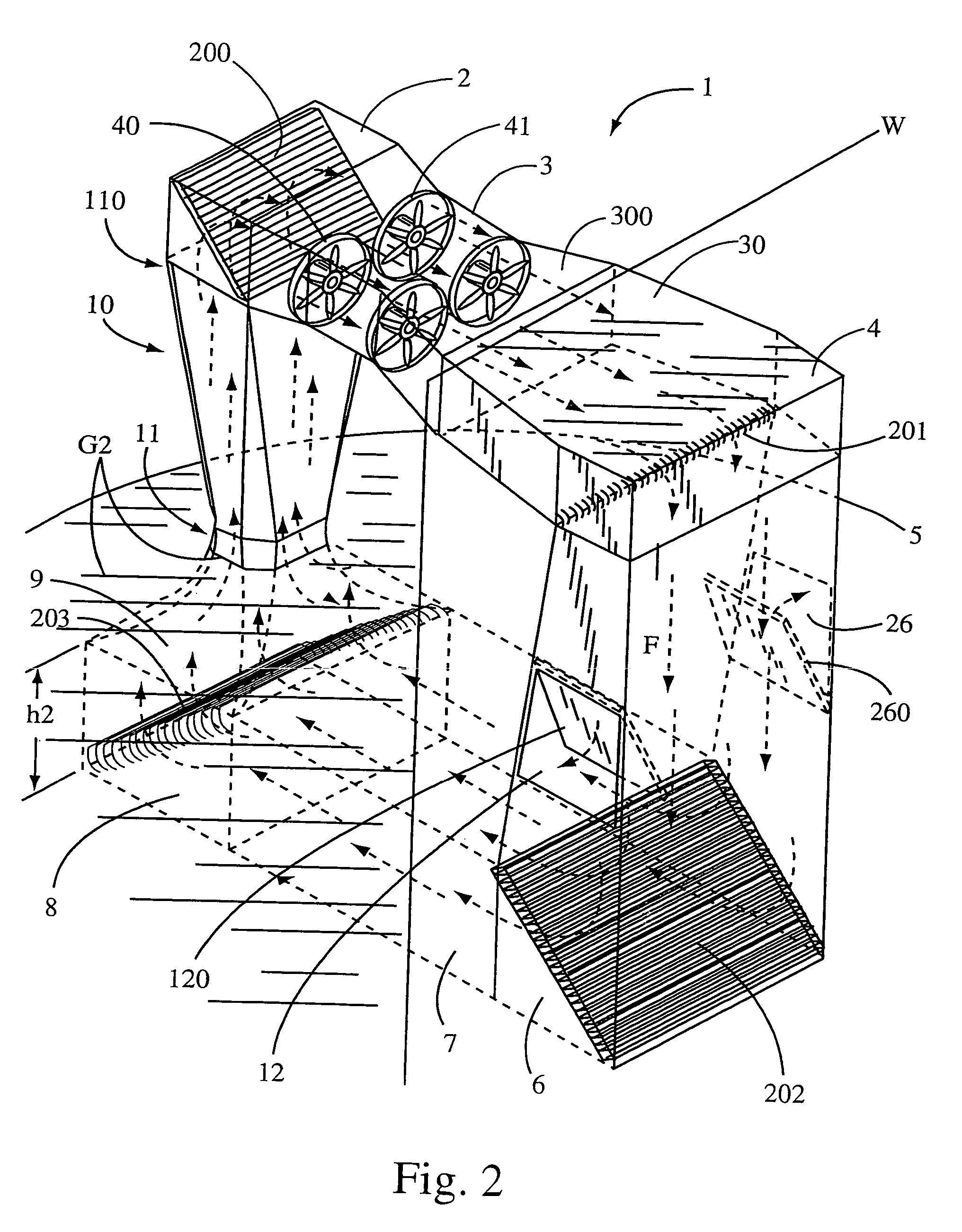 Recirculating vertical wind tunnel skydiving simulator