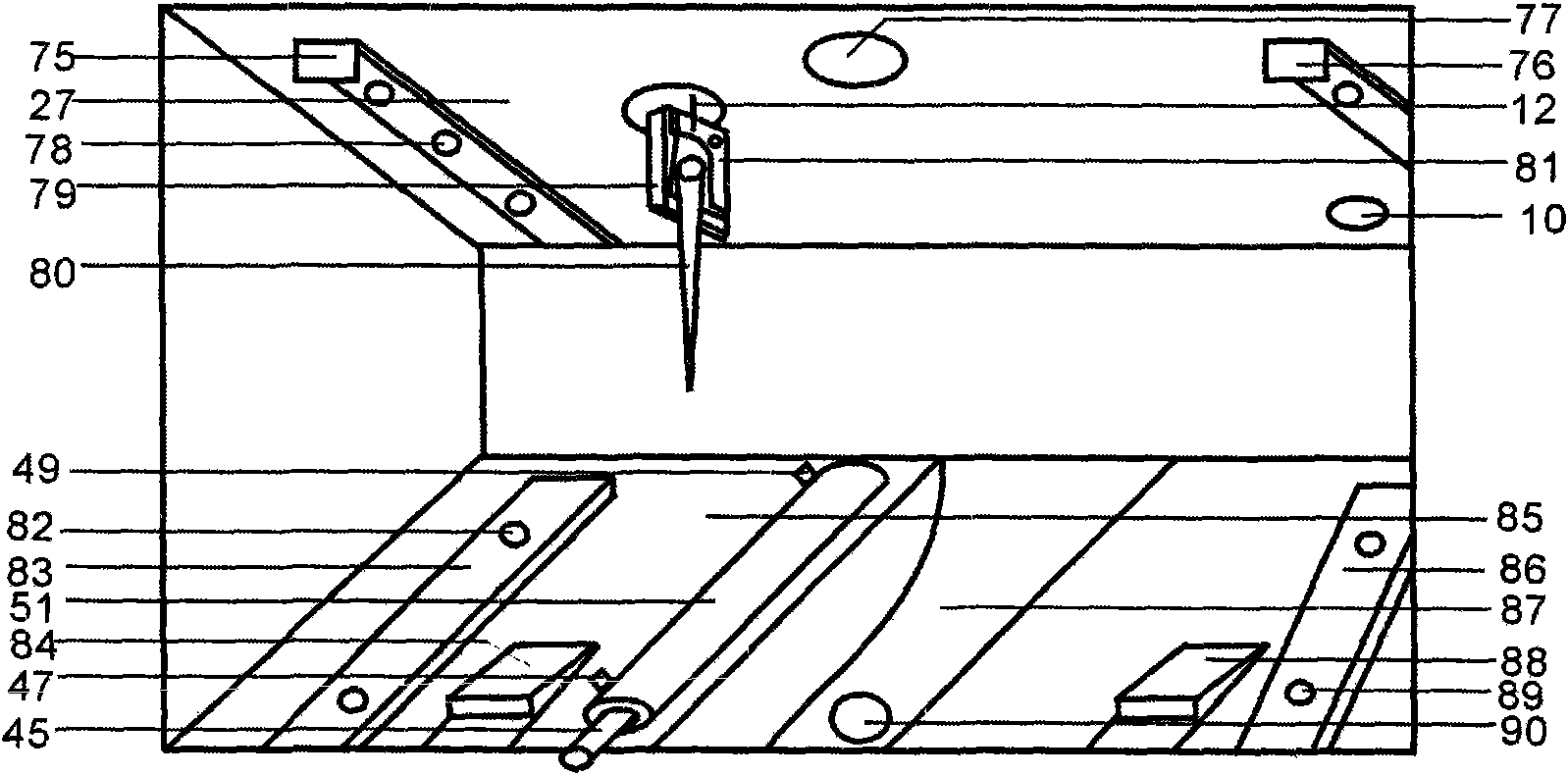 Automatically invisible water-saving closestool