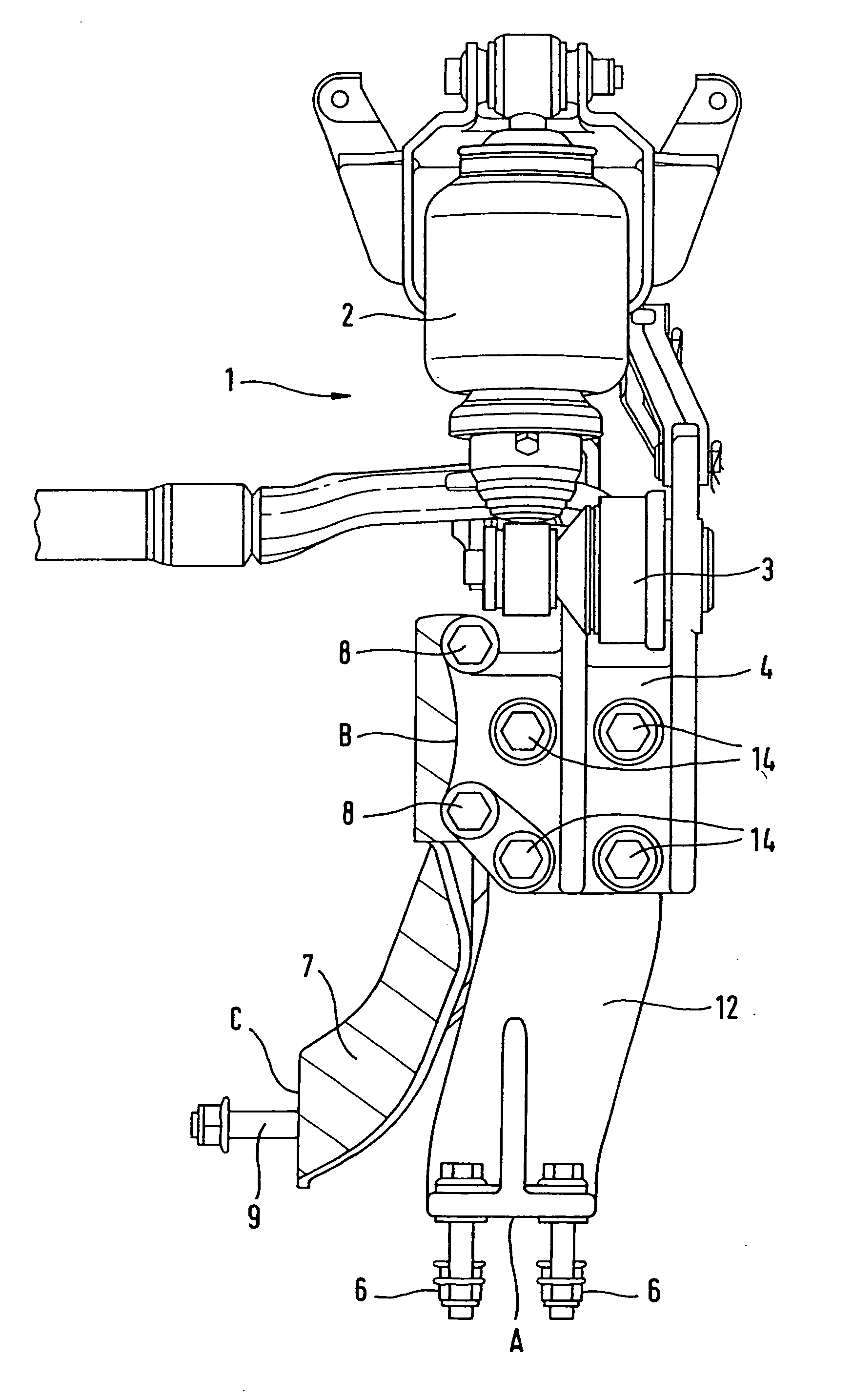 Linkage for a driver's cab