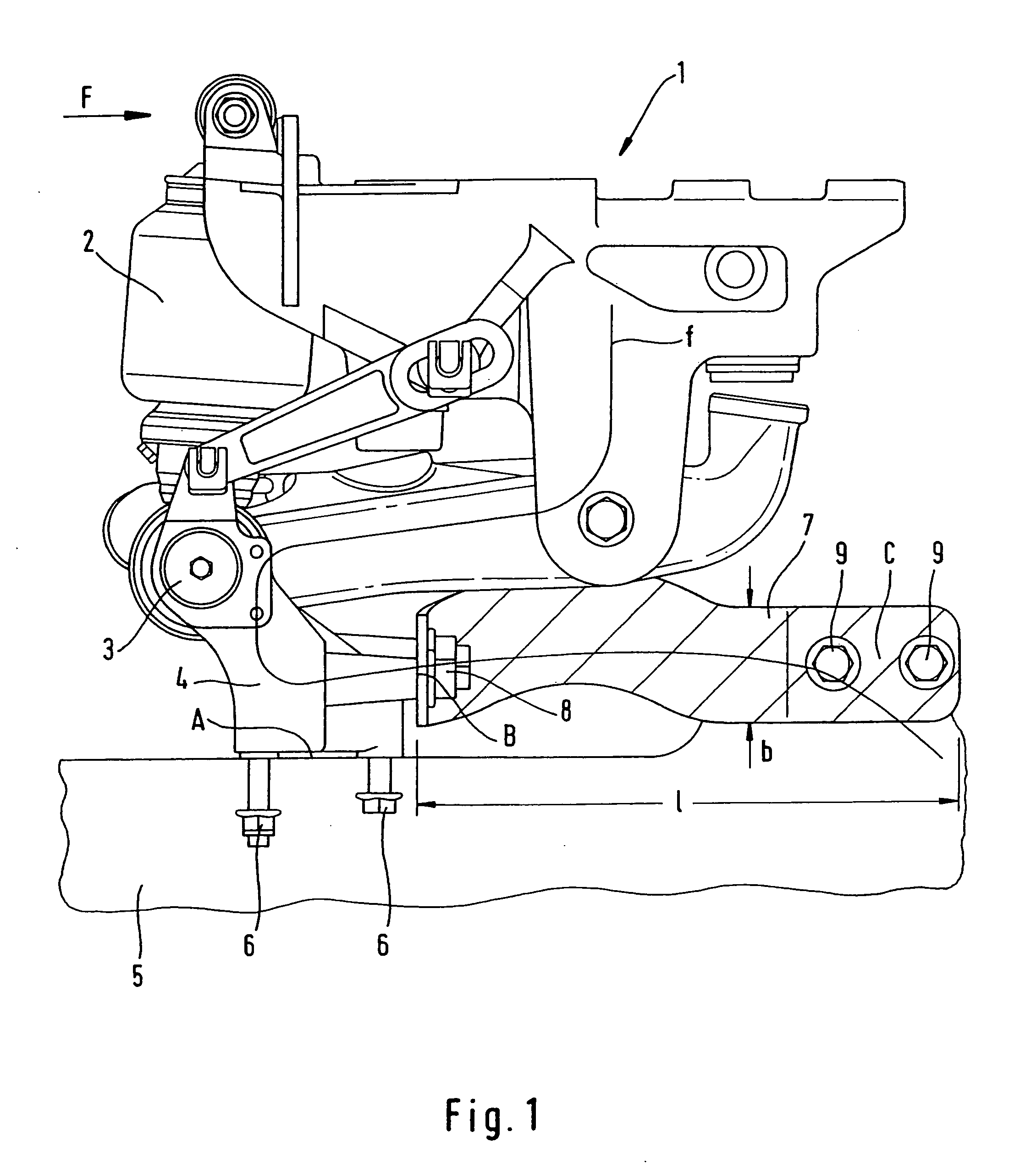 Linkage for a driver's cab