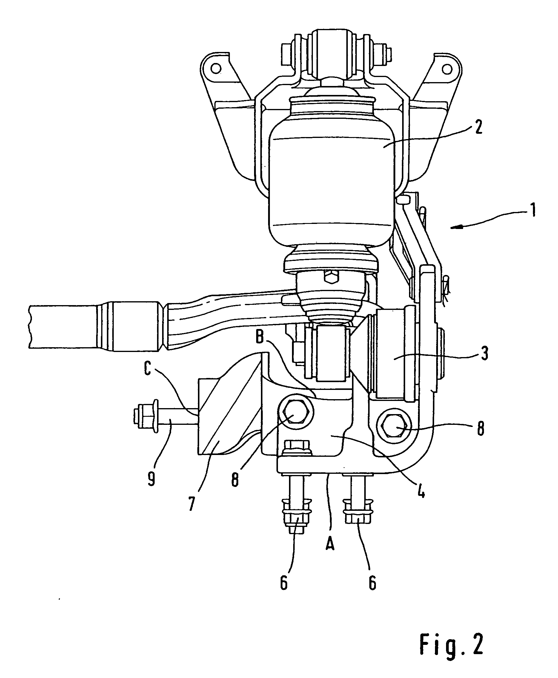 Linkage for a driver's cab