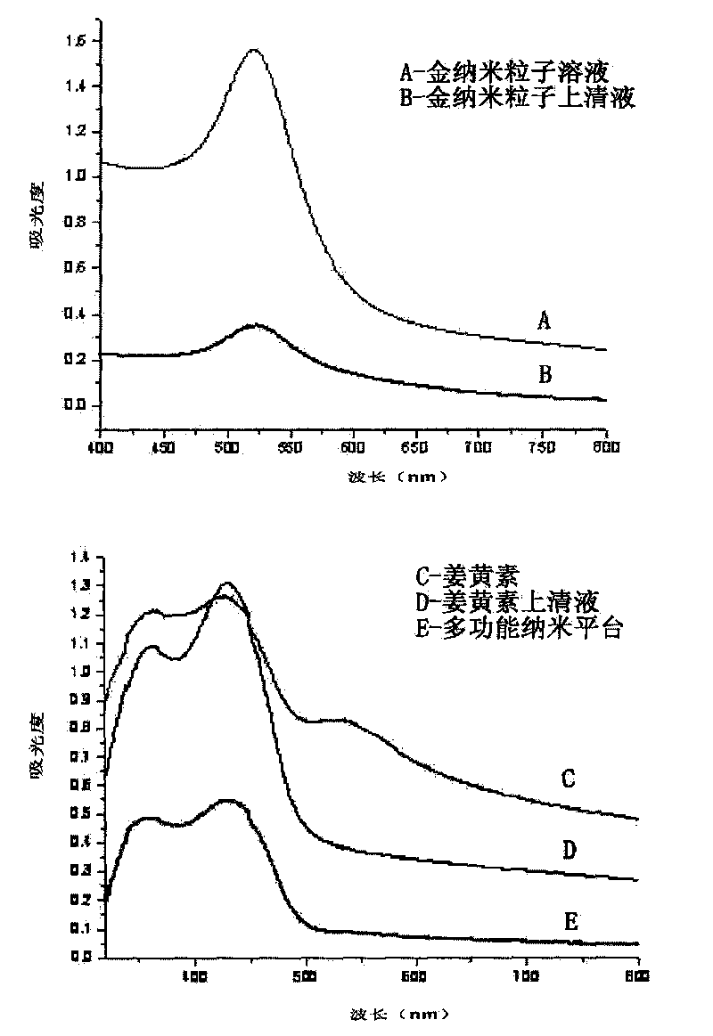 Construction and application of gold-magnetic nanoparticle-based medicament carrying platform