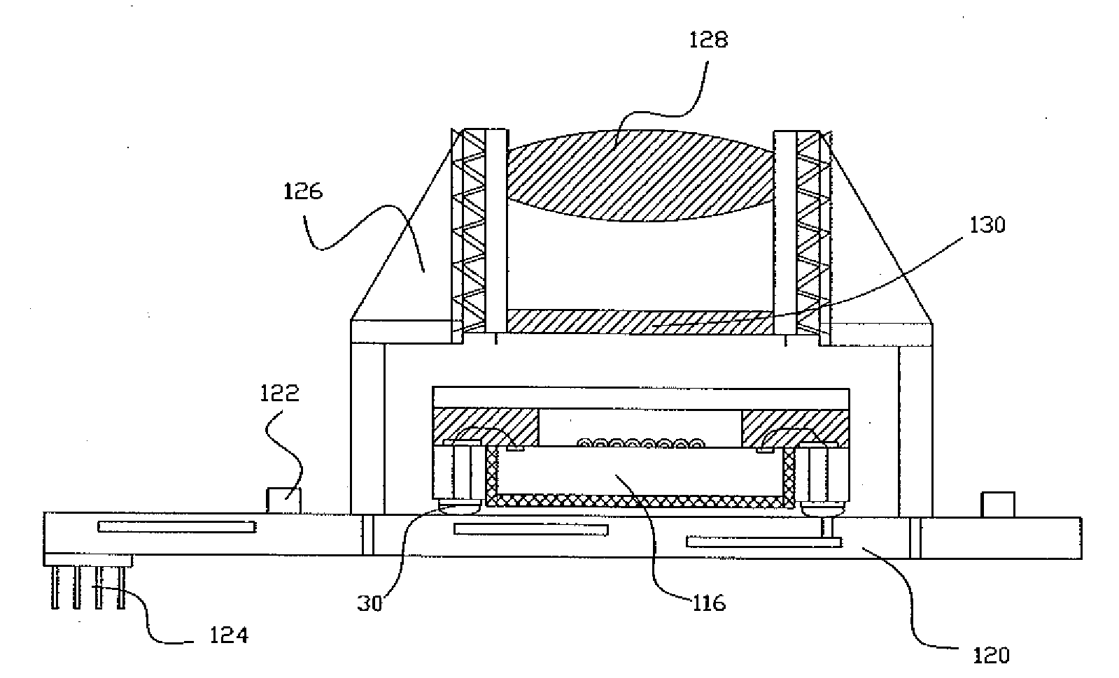 CMOS image sensor chip scale package with die receiving opening and method of the same